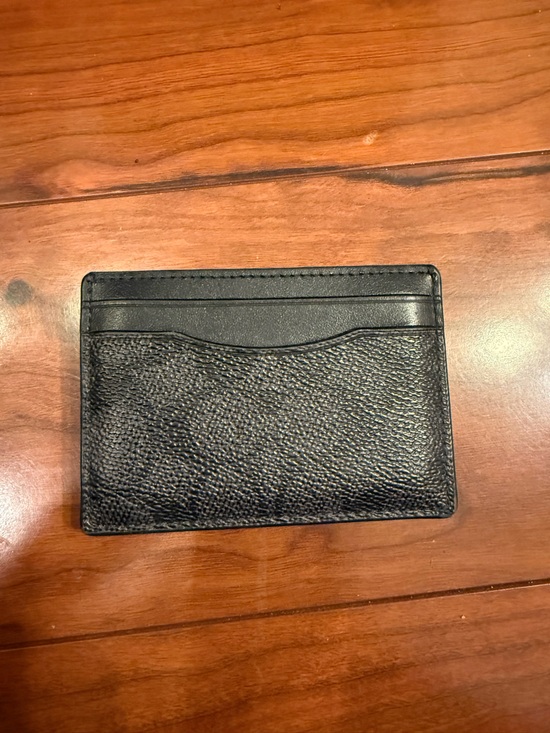 Coach Other - Coach Men’s Money Clip Card Case In Signature Canvas